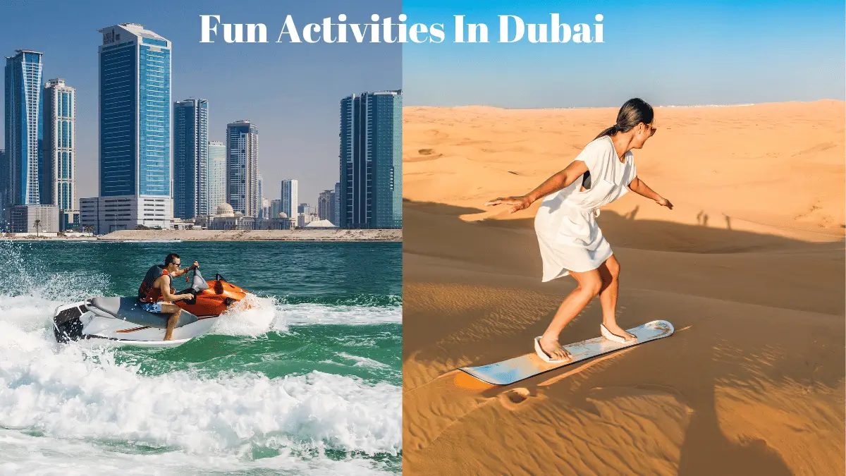 Fun Activities In Dubai Banner Image