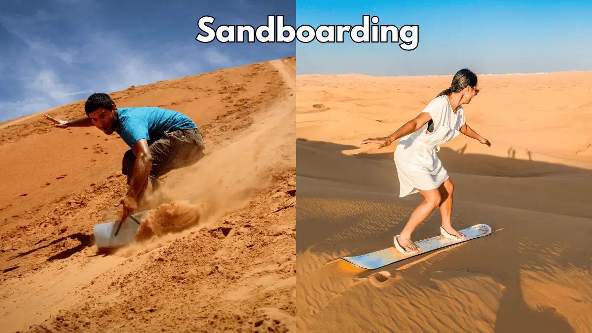 Sandboarding in Dubai Sandboarding in Dubai